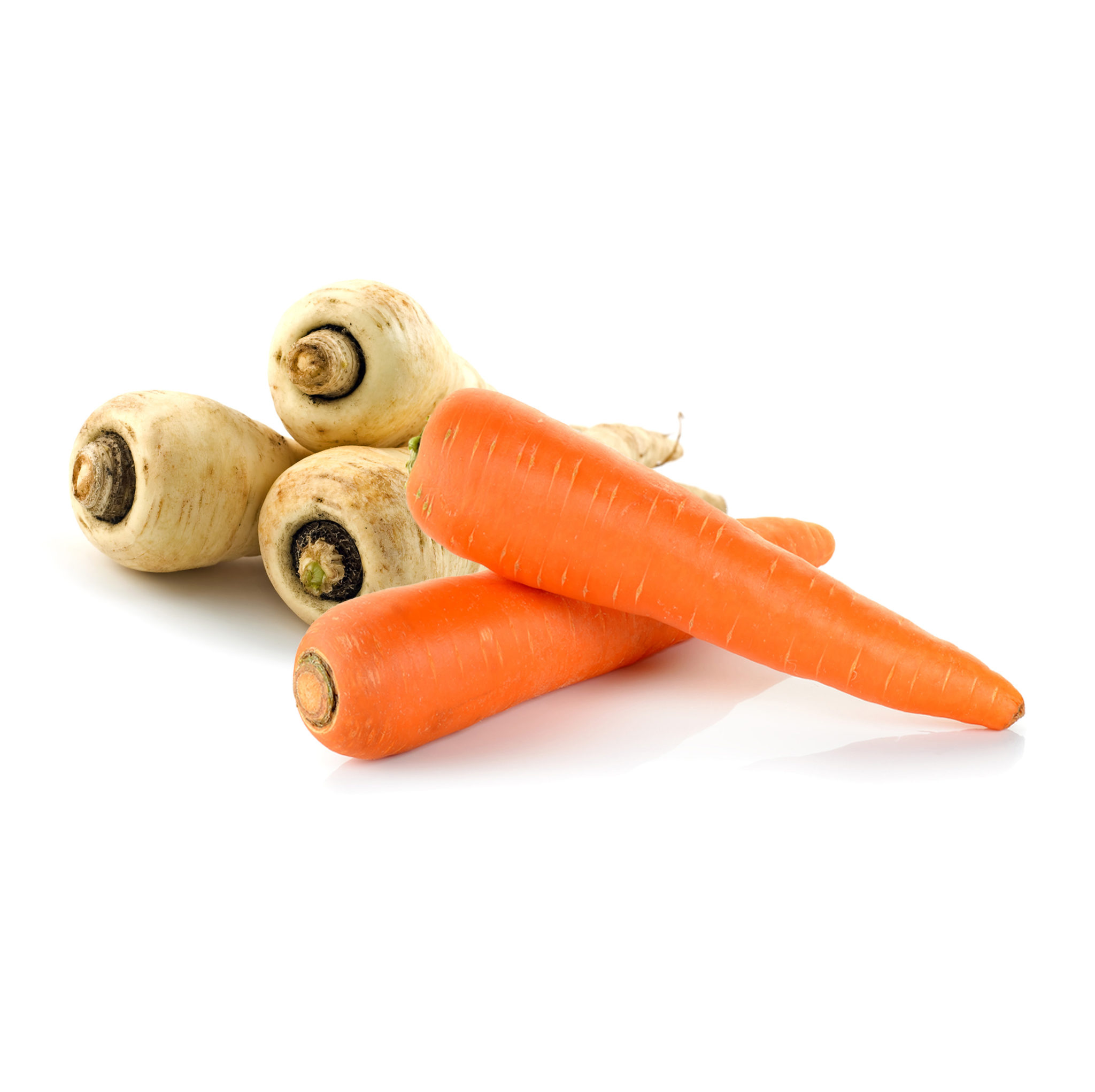 Carrots and longitudinal root vegetables
